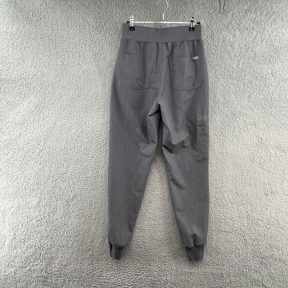 FIGS Zamora High Waisted Jogger Gray Scrub Pants Extra Small XS - Picture 2 of 14